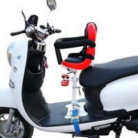 Ghế Ngồi Xe Máy Cho Bé Elmbe Lò Xo Giảm Xóc, Có Tựa Lưng Công Thái Học Cho Xe Ga Vision, Sh, Lead Hàng Cao Cấp SM000002