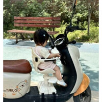 Ghế ngồi xe máy cho bé, ghế ngồi xe đạp điện cho bé an toàn có thể điều chỉnh cao thấp cao cấp tặng dây ràng
