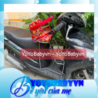 Ghế ngồi xe máy cho bé xe Vision, Click, MIO có vòng |YoYo Baby