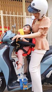 Ghế Ngồi Xe Máy Đa Năng Cho Bé Xe Ga, Xe Điện