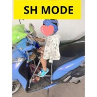 Ghế ngồi xe máy SH MODE cho bé , ghế ga xếp sắt sơn tĩnh điện gấp gọn , AN TOÀN CHO BÉ