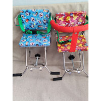 Ghế ngồi xe máy xe số như Super, Future, Dream,Wave,sirius,jupiter, yên nệm, có vòng inox/ dây đai bảo vệ an toàn cho bé