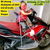 Ghế ngồi xe tay ga cho bé xếp gọn có vòng bảo bệ