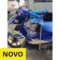 Ghế ngồi xe Tay Ga INOX cho bé xếp gọn được an toàn cho bé , GHẾ GA XẾP GỌN INOX CAO CẤP 5ZEM , AN TOÀN CHO BÉ