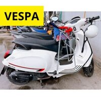 Ghế ngồi xe tay ga VESPA, VESPA SPRINT cho bé , Ghế ga xếp sắt sơn tĩnh điện , gấp gọn được an toàn cho bé , Ghế xe máy