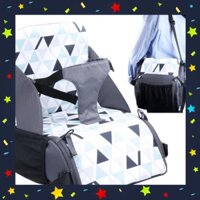 Ghế Ngồi Xếp Gọn Cho Bé Đi Du Lịch Thiết Kế có ngăn chứa đồ tiện lợi Booster Seat BABY Travel