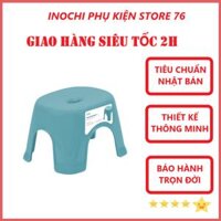 Ghế Nhà Tắm Notoro Inochi Nhựa Cao Cấp Chắc Chắn, Có Đệm Cao Su Chống Trơn Trượt , Chiều Cao Phù Hợp Cho Mẹ Và Bé Hàng Xuất Nhật - Chính Hãng  Tặng kèm khăn kau Pakasa - giao màu ngẫu nhiên