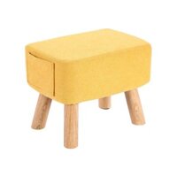 Ghế Nhỏ Hộ Gia Đình Sáng Tạo Nhỏ Ghế Phòng Khách Bàn Cà Phê Phân Gỗ Chắc Chắn Trưởng Thành Sofa Phân Vải Thấp Ghế Nhỏ