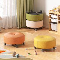Ghế Nhỏ Nhỏ Hộ Gia Đình Thay Giày Phân Đa Năng Bánh Xe Phân Influencer Bàn Cà Phê Phân Ròng Rọc Phân Thấp Phòng Khách Ghế Nhỏ Ghế Tròn Nhỏ / Hạt 253,12