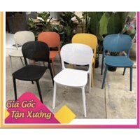 Ghế nhựa cafe, ghế nhựa quán trà sữa giá rẻ ( nhắn tin chọn màu)