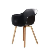 Ghế Nhựa Chân Gỗ Cao Cấp LAE3048