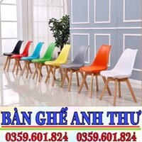 ghe nhua chan gỗ