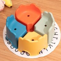 Ghế nhựa cho trẻ em Ghế tựa lưng dày cho trẻ mới biết đi Ghế gia đình ghế băng ghế thấp Phim hoạt hình thay giày ghế tắm