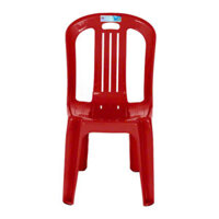 Ghế nhựa có lưng tựa nhỏ 4 sọc dành cho quán ăn