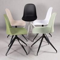 Ghế Nhựa Đúc Chân Sắt Xoay LAI71