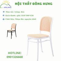 GHẾ NHỰA ĐÚC NGUYÊN KHỐI PP NHIỀU MÀU ĐẸP