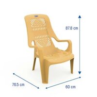 Ghế Nhựa Sofa Duy Tân, Nhựa PP, Tựa Lưng Thoải Mái, Bền Đẹp Nhiều MàU
