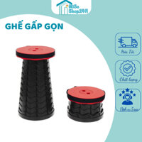 Ghế nhựa thông minh gấp gọn dã ngoại, hoạt động ngoài trời Lock&Lock chính hãng màu đỏ LHI519RED chịu lực 180kg