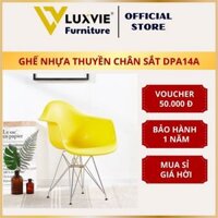Ghế nhựa thuyền chân sắt DPA14A