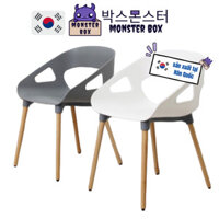 Ghế nhựa tựa lưng, Ghế tựa lưng văn phòng, Ghế ngồi học, Ghế cafe chân gỗ cao su siêu bền