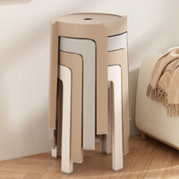 Ghế Nhựa Xếp Chồng Mặt Ghế Đôn Tròn Bằng Nhựa Pp Đúc Nguyên Khối Đẹp Size To Nhiều Màu Ghế Đẩu Nhựa Dày Dặn Xếp