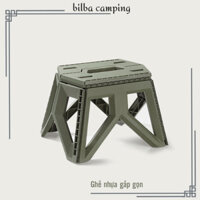 Ghế nhựa xếp gọn chuyên dụng đem theo cắm trại, dã ngoại, du lịch phượt ngoài trời BB7221 - Billba Camping