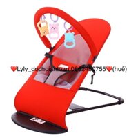 👑GHẾ NHÚN ĐA NĂNG CHO BÉ 👑lưới thoáng khí gối đầu -ghế rung nhún cho bé tặng kèm thú treo.