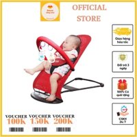 Ghế nhún tạo rung lưới thoáng khí gối đầu - ghế rung nhún đa năng cho bé nằm chơi ngủ uống sữa