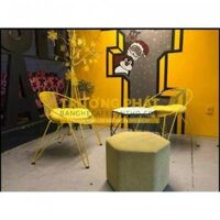 GHẾ NÓN TRÒN SẮT UỐN - HÀNG ĐẶT