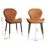 Ghế Nordic chân bọc núm đồng A30B