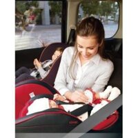 Ghế ô tô Neroom Isofix xoay 360 EG màu đỏ Combi Nhật Bản