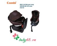 Ghế ô tô Neroom xoay Combi 360EG NC-570 màu nâu