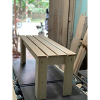 Ghế PALLET GỖ TỰ NHIÊN , Ghế Ban Công ,quán ăn ,trà tranh,cafe 120x30 cao 40cm