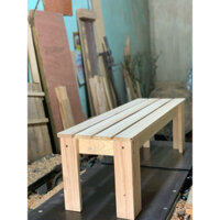 GHẾ PALLET GỖ TỰ NHIÊN ,Trà Tranh ,Cafe, Ban công/ 90x30 cao 40cm