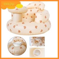 Ghế phao bơi cho trẻ sơ sinh WMMB Sofa bơm hơi cho bé để tắm với thiết kế in hình dễ thương