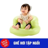 GHẾ PHAO HƠI TẬP NGỒI CHO BÉ TRAI VÀ BÉ GÁI NHÌN NGẮM XUNG QUANH, THIẾT KẾ CHỐNG GÙ LƯNG, NÂNG ĐỠ CƠ THỂ BÉ