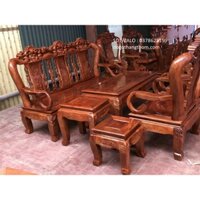 ghế phòng khách gỗ lim tay 10
