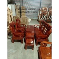 ghế phòng khách gỗ xoan tay 10