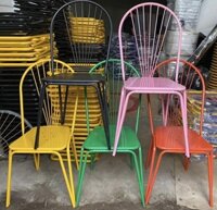 Ghế quạt sắt ,ghế Tolix cafe sắt giá rẻ