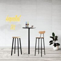 Ghế quầy bar - ghế ngồi thu ngân cao cấp giá rẻ (100% gỗ cao su) bền đẹp (có màu đặt theo yêu cầu ib shop)