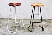Ghế quầy bar gỗ chân sắt tg6979