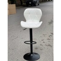 Ghế quầy bar makeup - J03 mặt đệm tam giác chân sơn đen (HÀNG CÓ SẴN)