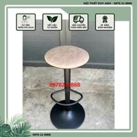 Ghế quầy bar nệm bọc vải giả da TM103V