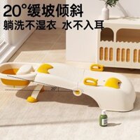 Ghế rửa tóc cho bé giặt tóc giường có thể được gấp lại cho trẻ em gội đầu ghế gia đình nằm