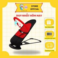 Ghế rung, ghế nhún cho bé sơ sinh kèm gối, có thanh treo đồ chơi tạo sự thích thú cho bé