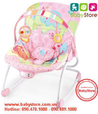 Ghế rung Mastela Rocker Animais Rosa màu hồng 6903