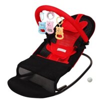 Ghế rung nhún cho bé sơ sinh bập bênh có đồ chơi đa năng thay nôi cho trẻ ngủ ăn chơi