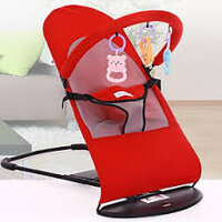 Ghế rung nhún cho bé sơ sinh bập bênh có đồ chơi đa năng thay nôi cho trẻ ngủ ,ăn dặm ,chơi