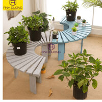 Ghế Sân Vườn,Ghế Bán Nguyệt Trang Trí Sân Vườn Homestay Cafe