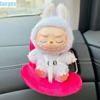 Ghế sang trọng búp bê Labubububu, Ghế an toàn Ghế an toàn búp bê hương liệu, Thời trang thu nhỏ Kawaii Trang trí máy tính để bàn Quà tặng trang trí lỗ thông hơi cho